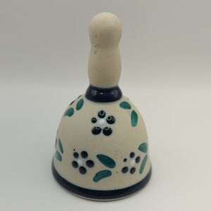 Mexican Tonala Pottery Bell 3" Tall